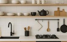 7 Cara Menata Dapur Kecil dengan Rak Terbuka: Solusi Hemat Tempat dan Estetik