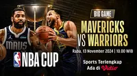 Link Live Streaming NBA Cup 2024 Big Game: Warriors vs Mavericks di Vidio