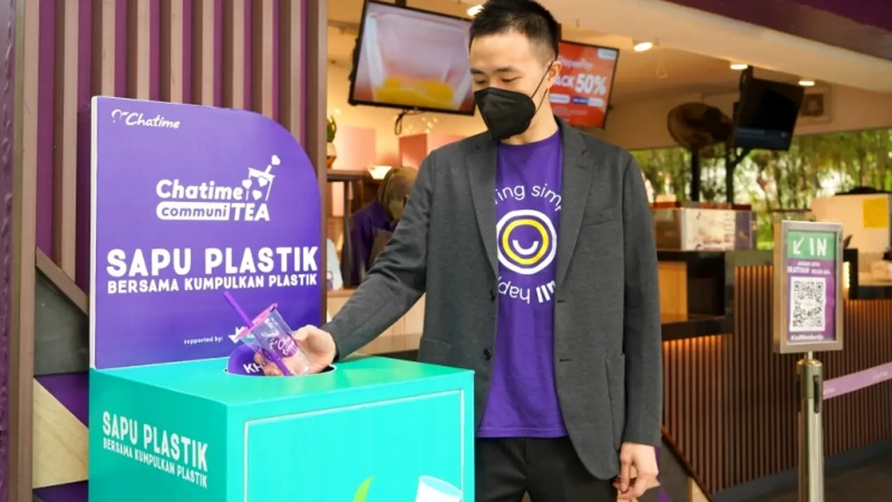 Sambut HPSN 2022, Chatime Luncurkan Program Peduli Sampah Lewat Gerakan Sapu Plastik