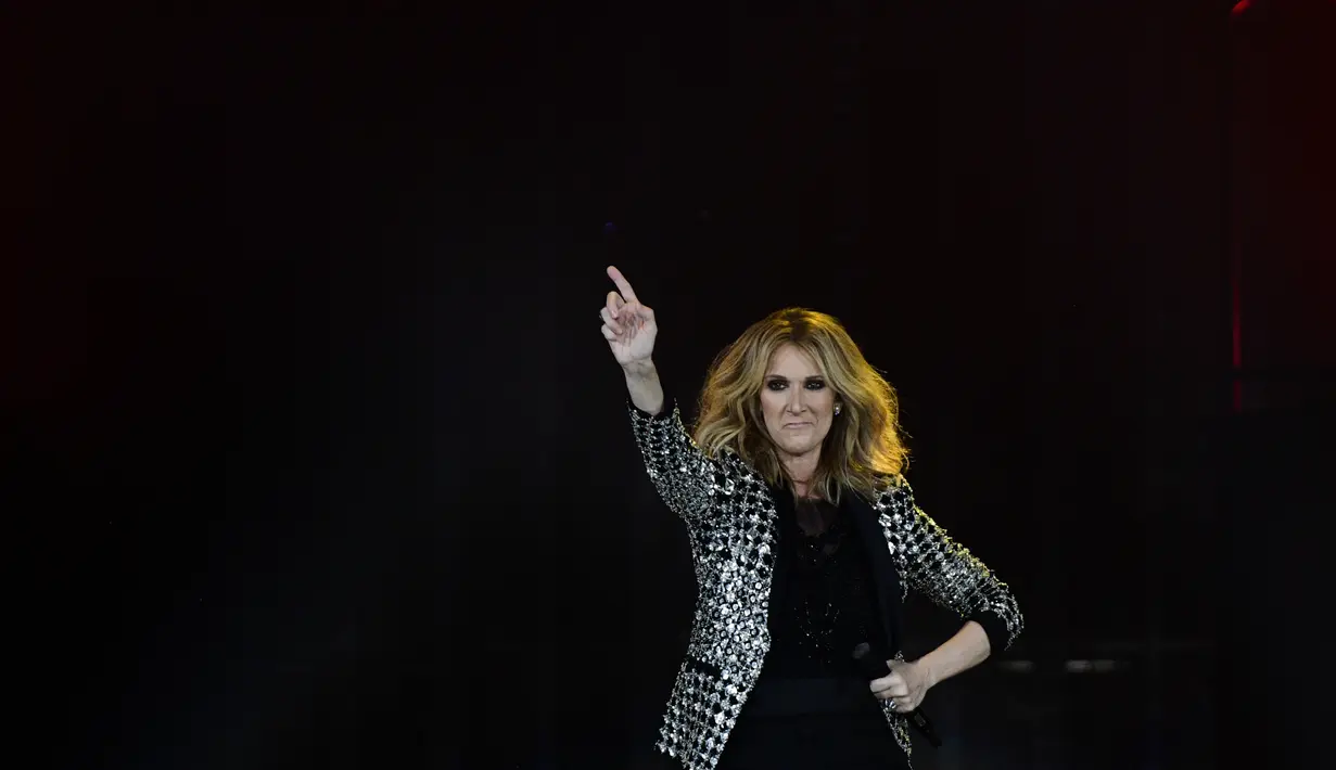 Celine Dion akan mengadakan konser di Indonesia pada 7 Juli 2018 mendatang. (MARTIN BUREAU / AFP)