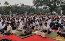 Ma'ruf Amin Jadi Khatib Shalat Idul Fitri di Balai Kota DKI, Dihadiri Pejabat Tinggi