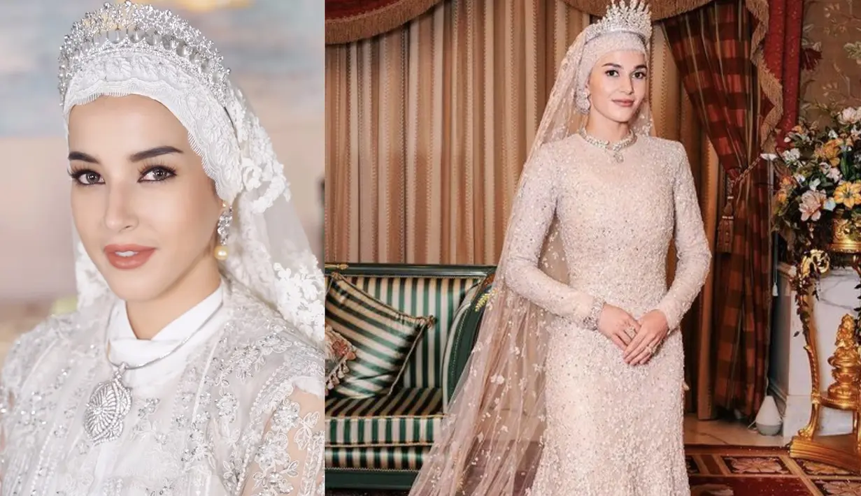 Sebagai content creator, Tasya Farasya sangat kreatif dalam membuat kreasi-kreasi makeup yang seru dan kekinian. Kali ini, ia hadir dengan gaya ala Anisha Rosnah di hari pernikahan. [Foto: Instagram/Tasya Farasya]