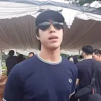 El Rumi di TPU Tanah Kusir, Jakarta Selatan, Jumat (9/12/2022). (M. Altaf Jauhar)