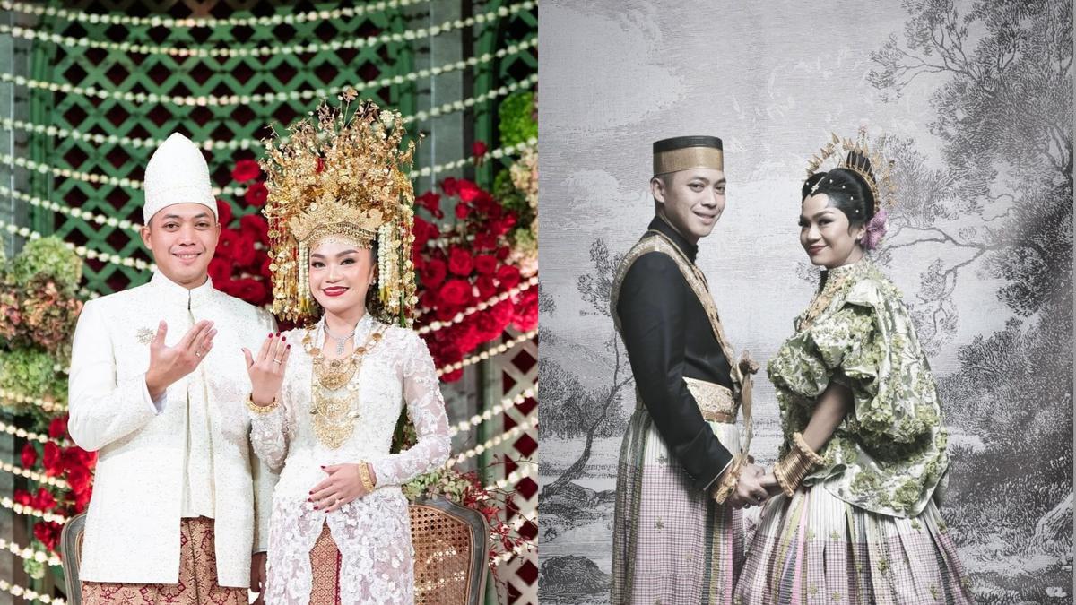 Megahnya Busana Pernikahan Rasyid Rajasa dan Tamara Kalla, Berbalut Adat Palembang dan Bugis yang Kental