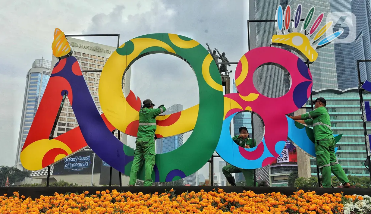 Tahun ini, Hari Ulang Tahun (HUT) kota Jakarta mengangkat tema Jakarta Kota Global dan Berbudaya. (Liputan6.com/Angga Yuniar)