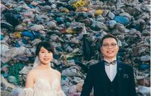 FOTO:  Lain Daripada yang Lain, Calon Pengantin Asal Taiwan Ini Bikin Foto Preweding di Tempat Sampah