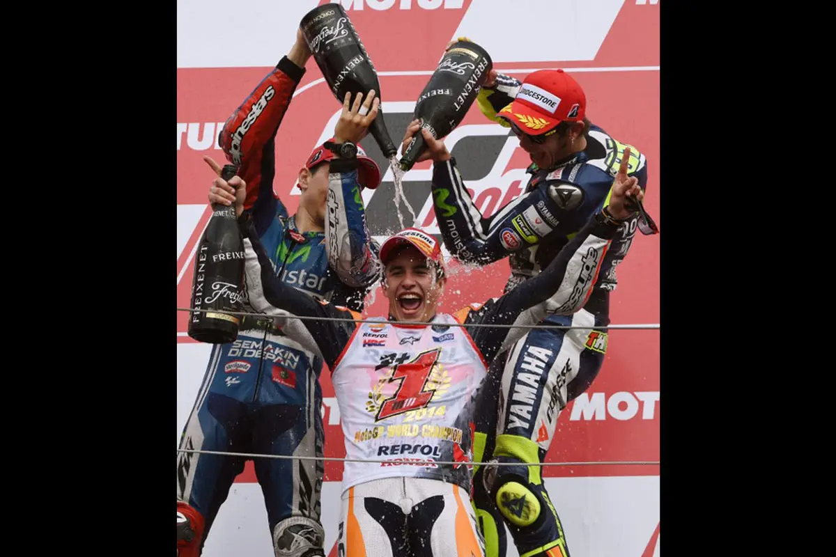 Marc Marquez Hentikan Perebutan Gelar Juara Dunia MotoGP 2014