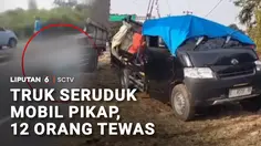 Pikap Rombongan Pengantin Ditabrak Truk di Indramayu, 12 Orang Meninggal Dunia
