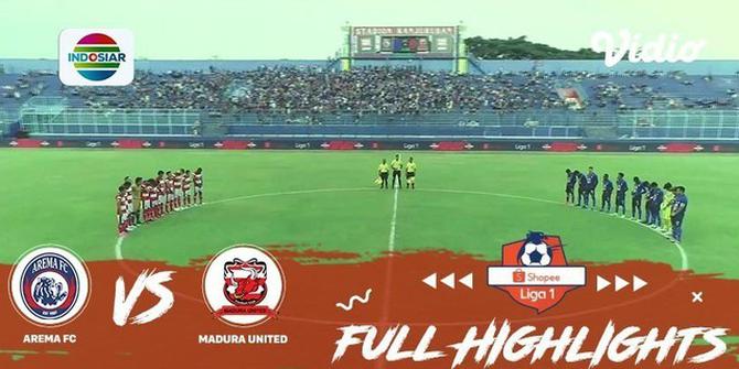 VIDEO: Highlights Shopee Liga 1 2019, Arema FC Vs Madura United 2-0