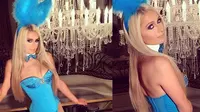 Paris Hilton Pamer Bokong Seksinya Saat Pakai Kostum Kelinci