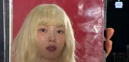 Aktris dan model Korea Selatan Kim Yoo Jung tampil beda dengan rambut blonde (@you_r_love)