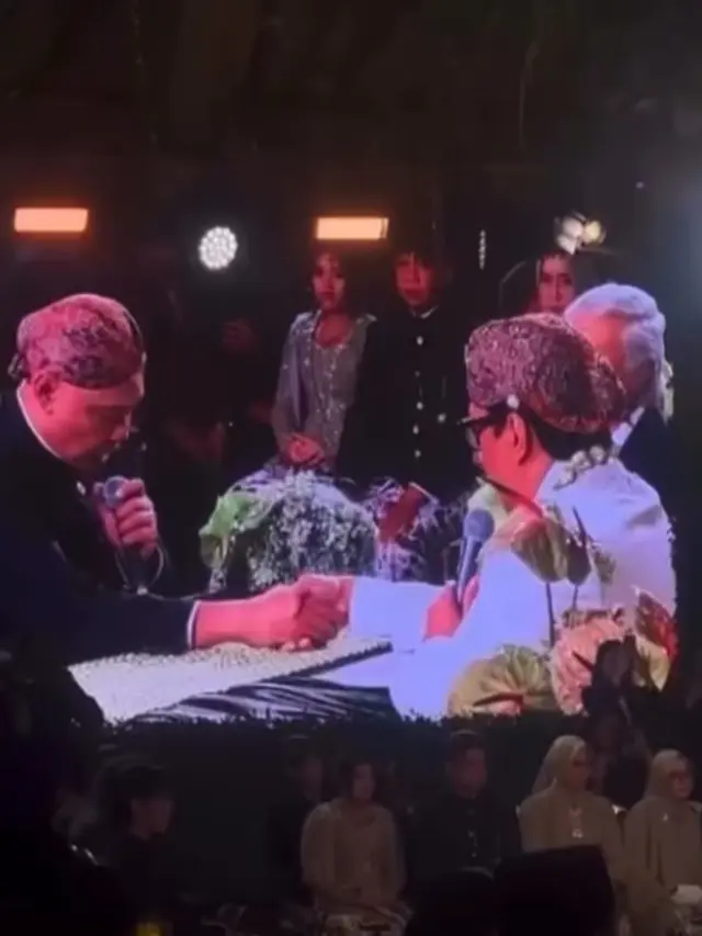Andre Taulany di akad nikah