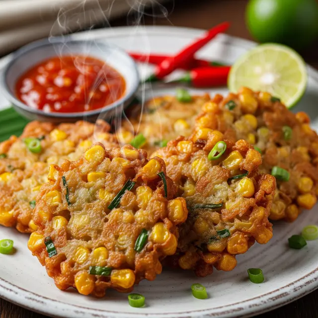 Trik Bakwan Jagung tetap Crispy (Image by Gemini AI)