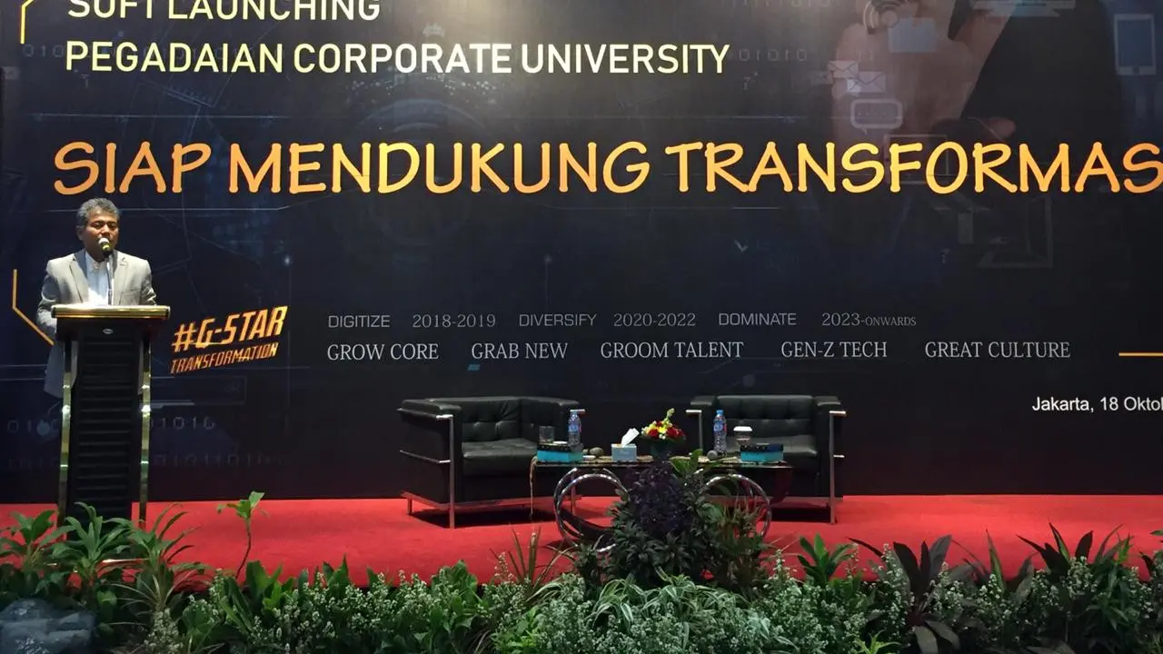 PT Pegadaian (Persero) mendirikan Pegadaian Corporate University. Liputan6.com/Maulandy