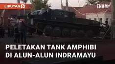 Masyarakat Indramayu kini dapat melihat Tank Amphibi di Alun Alun Puspawangi. Tank amphibi ini pernah digunakan oleh pasukan Marinir Angkatan Laut