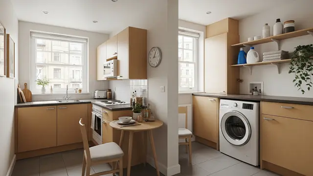 5 Tips Menyatukan Dapur dan Ruang Cuci Pakaian untuk Hunian Mungil, Solusi Efisien
