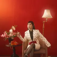 Tissa Biani pakai baju polkadot yang jadi tren summer 2025. [@tissabiani].