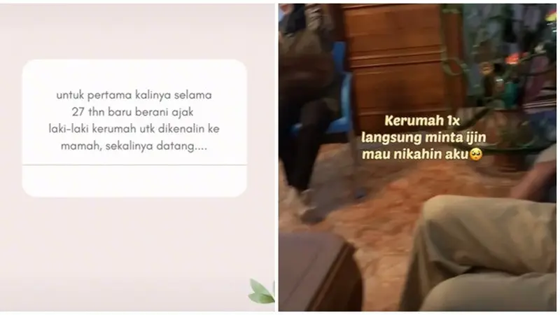 Pertama Kali Bawa Pria ke Rumah, Wanita Ini Langsung Diajak Menikah