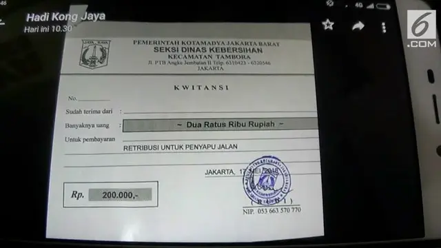 Beredar surat permohonan THR palsu dari Suku Dinas Kebersihan yang resahkan pengusaha di Jakarta Barat. 