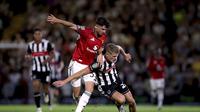 Duel Grimsby Town vs Manchester United di babak pertama Carabao Cup 2025/2026 (Nigel French/PA via AP)