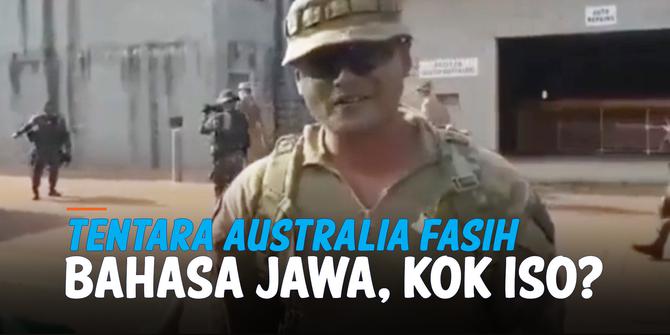 VIDEO: Tentara Australia Fasih Bahasa Jawa, Kok Iso?