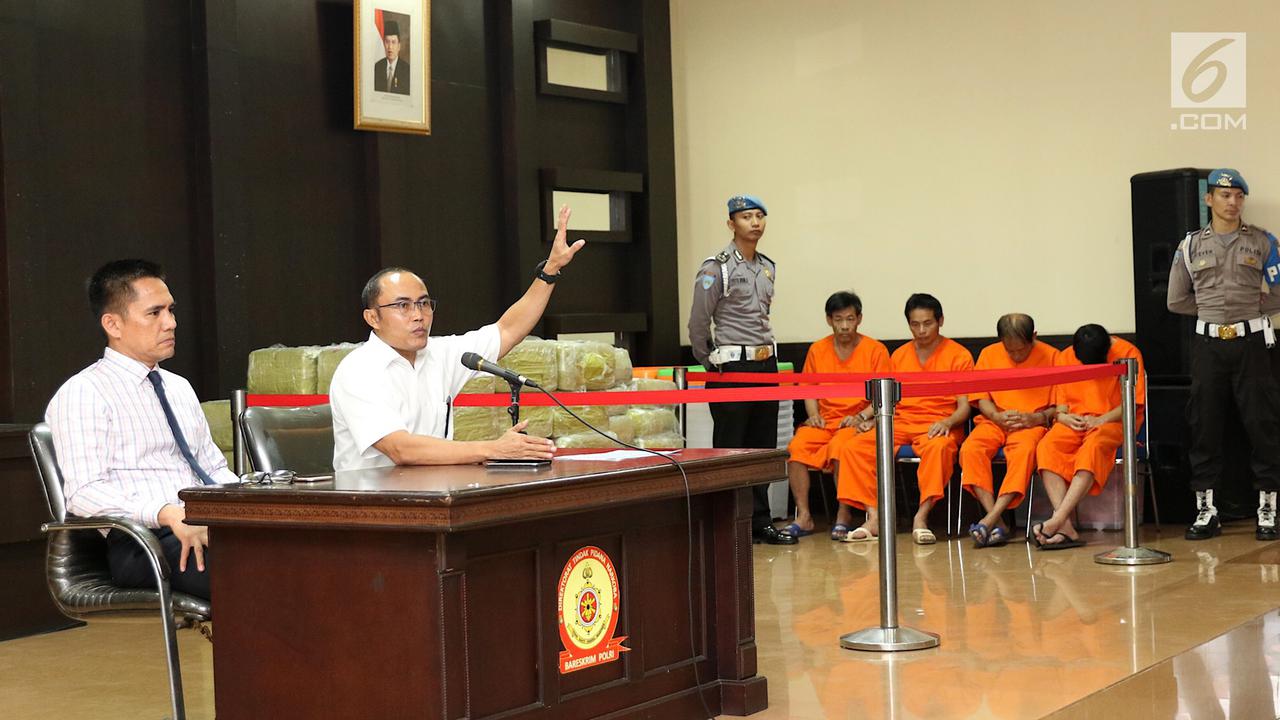 Wujud Sabu 1,6 Ton yang Diselundupkan Lewat Perairan Batam