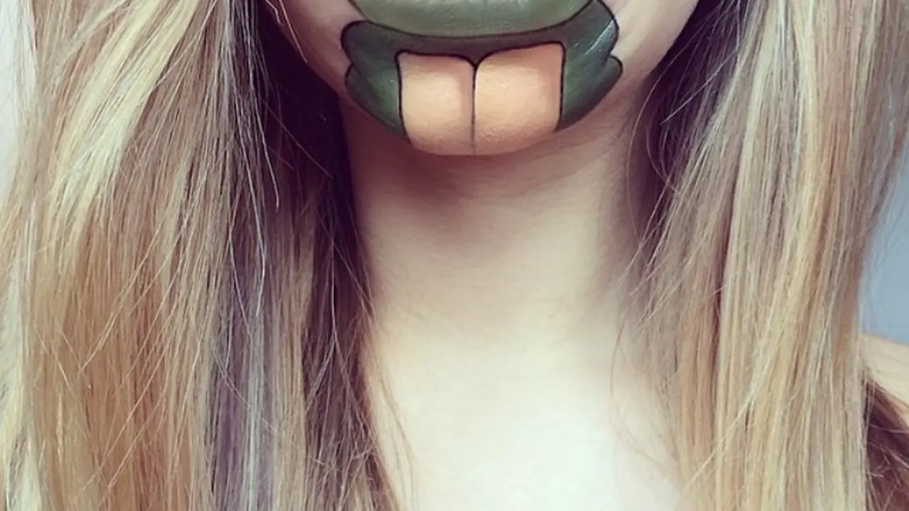 8 Suguhan 'Lip-Art' Kartun yang Mirip dengan Aslinya