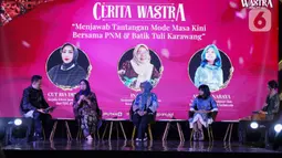 Diskusi tersebut mengangkat tema "Prestasi & Inovasi Lintas Generasi untuk Indonesia Baru." (Liputan6.com/Herman Zakharia)