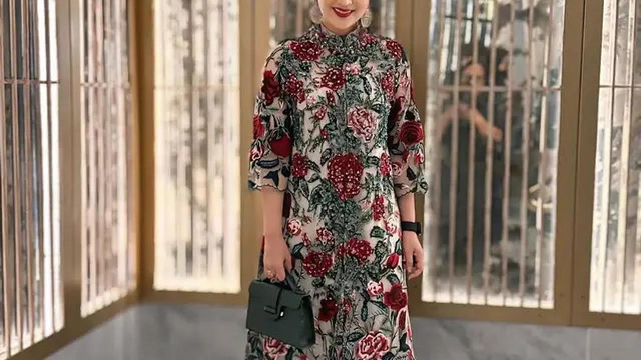 Gaya Elegan Ashanty Pakai Dress Brokat, Tampil Menawan dalam Setiap Momen