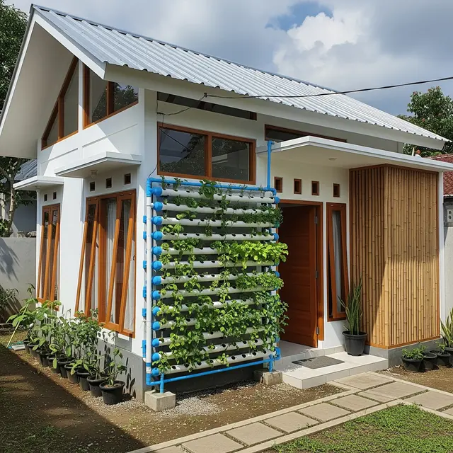 9 Desain Rumah Sederhana dengan Kebun Sayur, Harmoni Hunian Minimalis