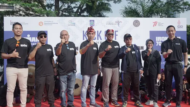 Acara Kick Off Lombok Jadi Tuan Rumah Ajang Triathlon Ironman 70.3