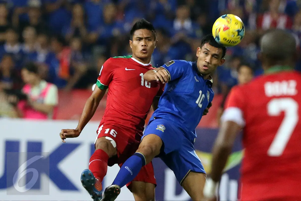 20161217-Aksi Heroik Pemain Timnas Indonesia Tak Mampu Redam Thailand-Bangkok