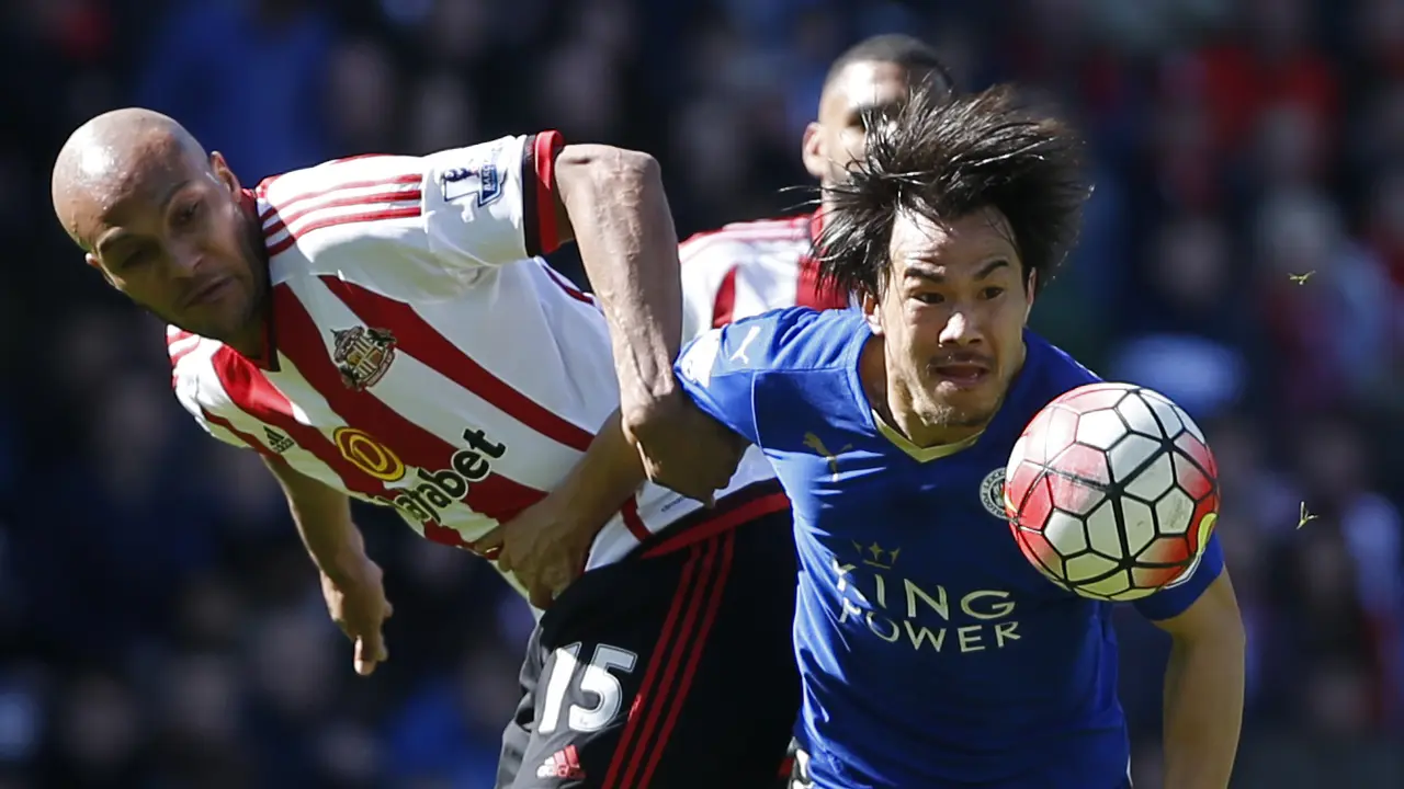 5 Gol Terbaik Okazaki Striker Leicester City 