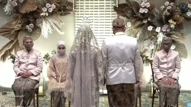 8 Momen Pernikahan Kesha Ratuliu dan Adhi Permana, Diliputi Suasana Haru