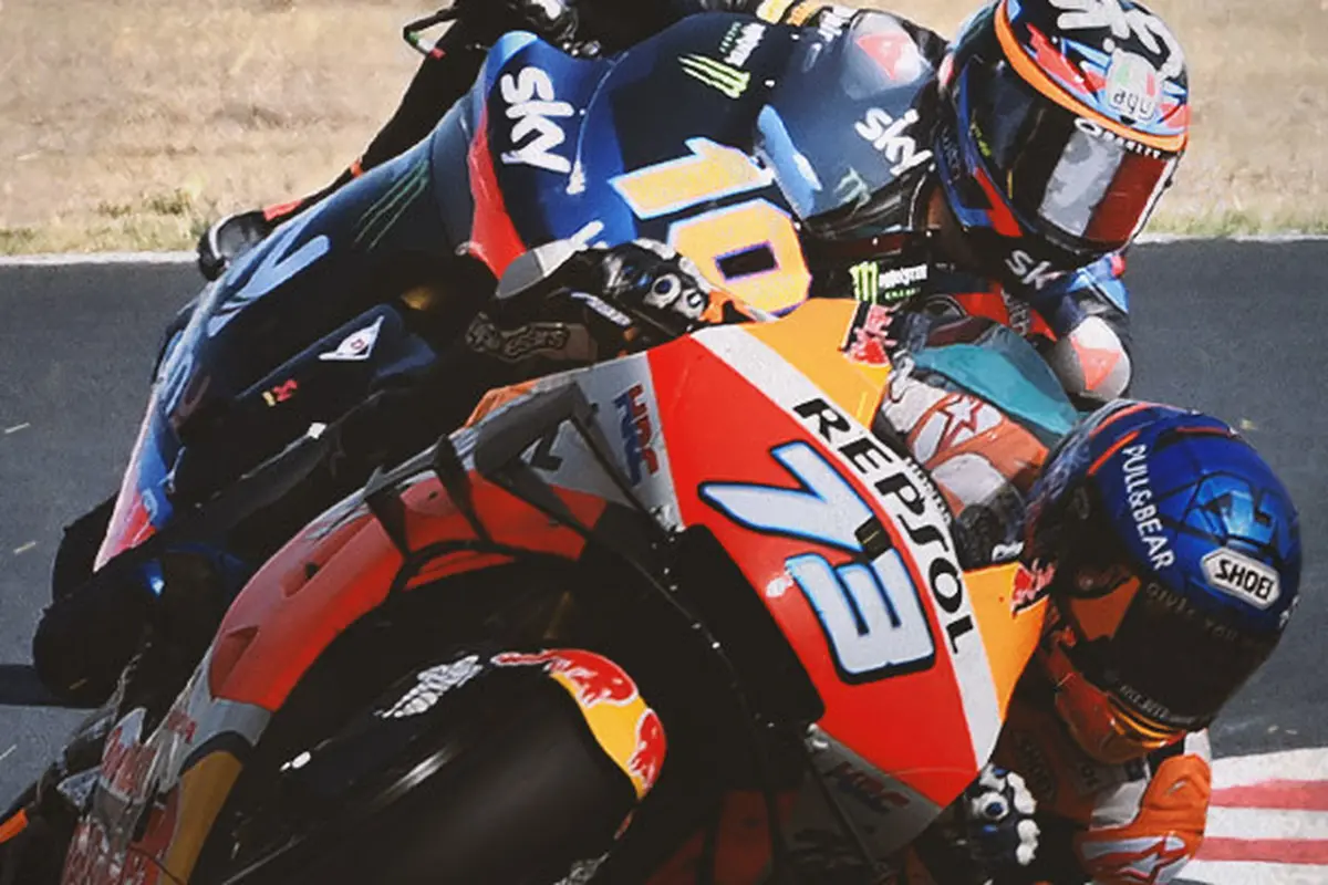 MotoGP - Alex Marquez Vs Luca Marini