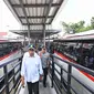 Menteri Perhubungan Budi Karya Sumadi meninjau Terminal Tipe A Leuwipanjang, Bandung pada Jumat (2/2). (dok: BKIP)