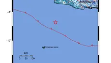 Gempa Magnitudo 5,7 Guncang Sukabumi