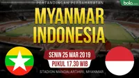 Pertandingan Persahabatan Myanmar Vs Indonesia (Bola.com/Adreanus Titus)