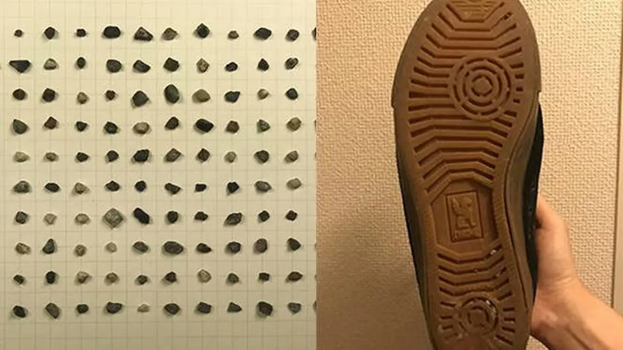 Setahun Kumpulkan Benda yang Tersangkut di Sol Sepatu, Aksi Pria Ini Jadi Tren