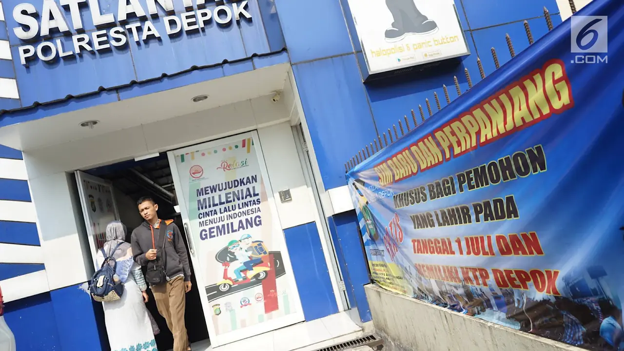 HUT ke-73 Bhayangkara, Polres Depok Gratiskan Pembuatan SIM