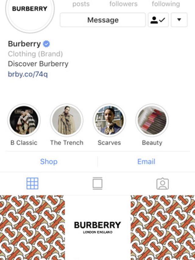 Riccardo Tisci dan Peter Savile Merilis Logo dan Monogram terbaru Burberry Lewat Instagram