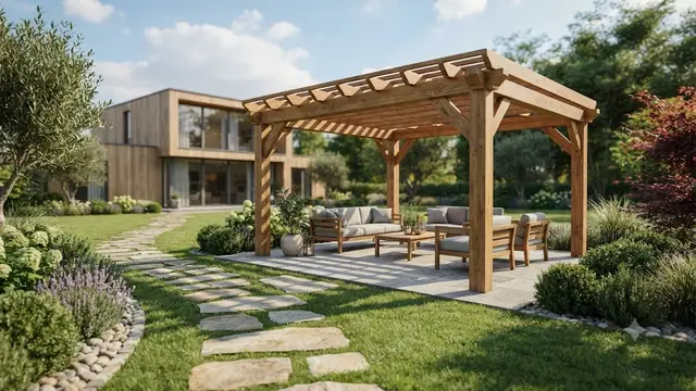 Model Pergola Kayu