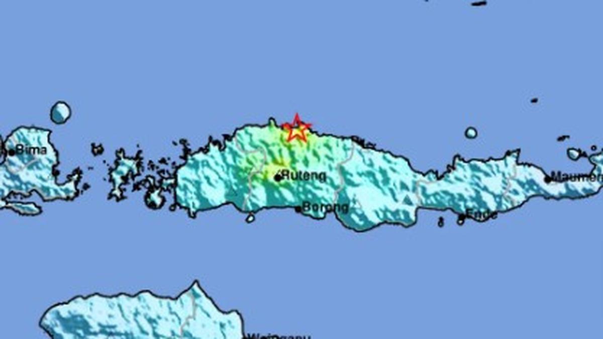Rentetan Gempa Guncang Ruteng Manggarai NTT Pagi Ini, Terbesar M 5,6