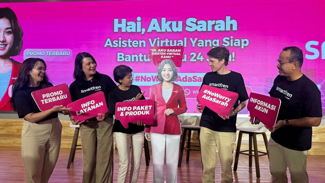 Smartfren Hadirkan Sarah, Asisten Virtual AI yang Siap Melayani 24/7