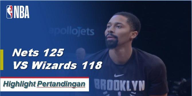 Cuplikan Hasil Pertandingan NBA : Nets 125 VS Wizards 118