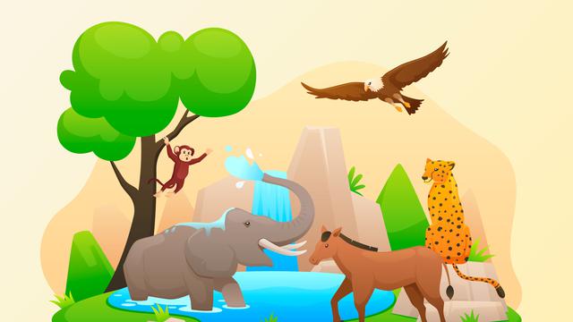 Ilustrasi makhluk hidup