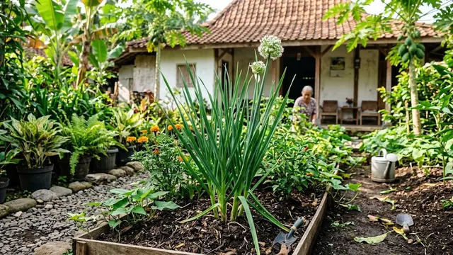 Pohon Bawang Putih/AI Generated
