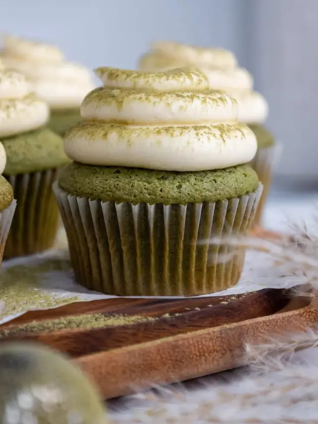 matcha cupcake