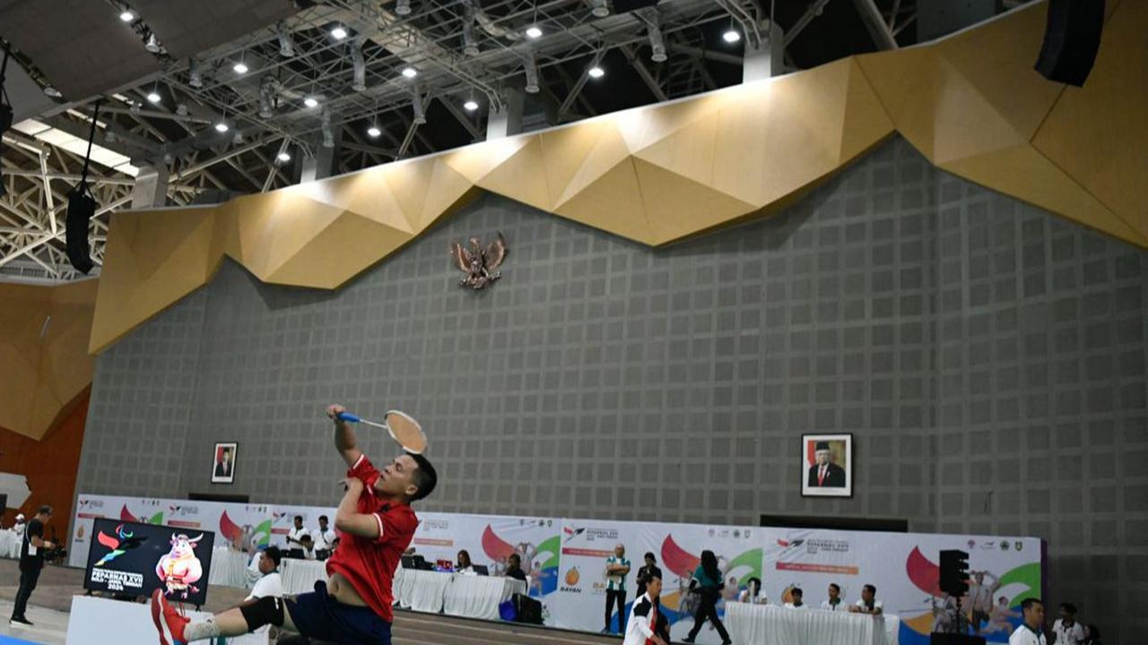 Mengintip Kemegahan Edutorium UMS Lokasi Peparnas XVII, Bikin Atlet Penyandang Disabilitas Badminton Terpukau