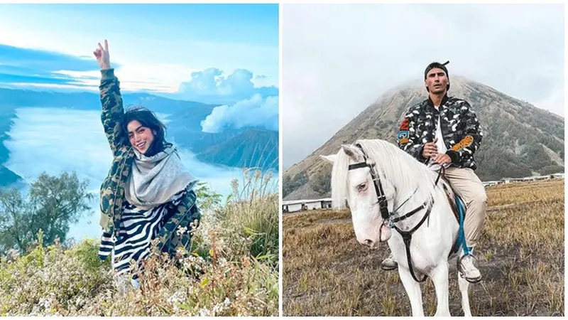 Bak Pasangan, Ini 6 Potret Jessica Iskandar dan Vincent Verhaag Liburan di Bromo